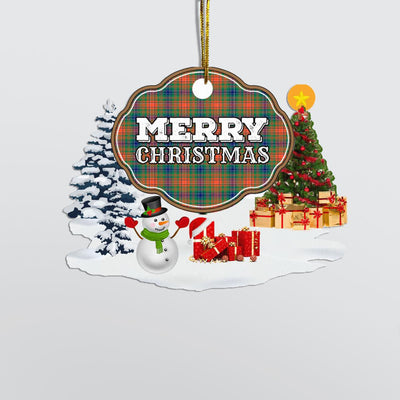Clan Wilson Ancient "Merry Christmas" Tartan Acrylic Ornament QY66