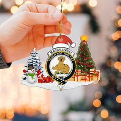 Clan MacGillivray Crest Tartan Acrylic Christmas Ornament EP46 MacGillivray Tartan Tartan Christmas   