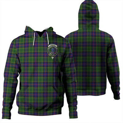Clan Forsyth Modern Tartan Hoodie Crest D9MKQQBJ-1