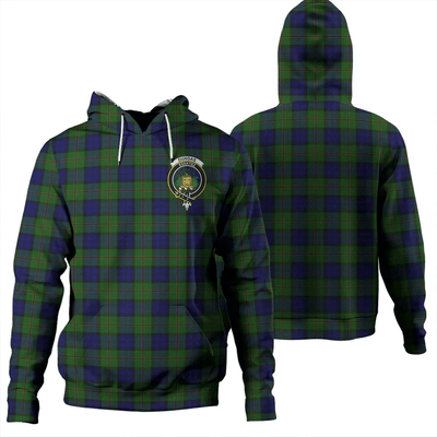 Clan Dundas Modern 02 Tartan Hoodie Crest
