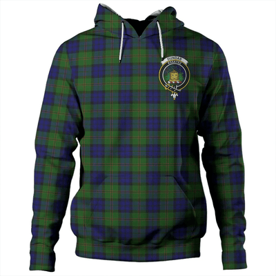 Clan Dundas Modern Tartan Hoodie Crest