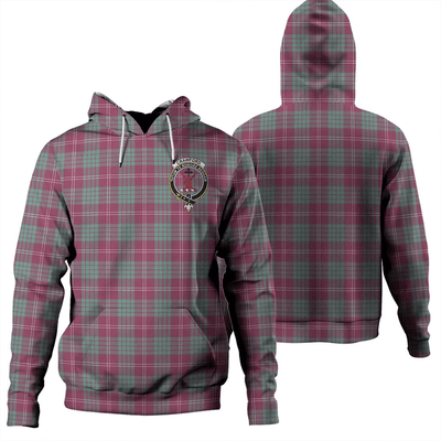 Clan Crawford Ancient Tartan Hoodie Crest