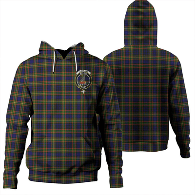 Clan Clelland Modern Tartan Hoodie Crest