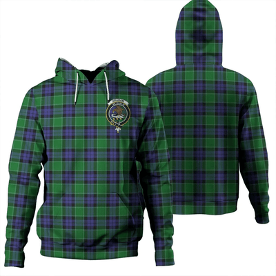 Clan Graham of Menteith Modern Tartan Hoodie Crest