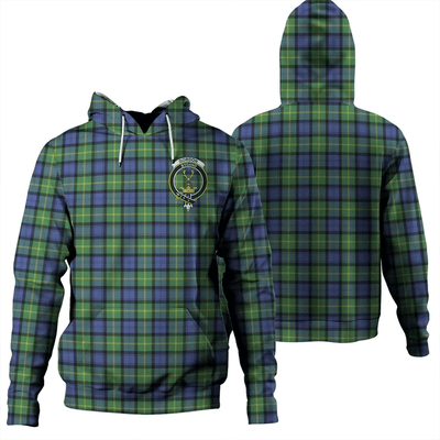 Clan Gordon Old Ancient Tartan Hoodie Crest