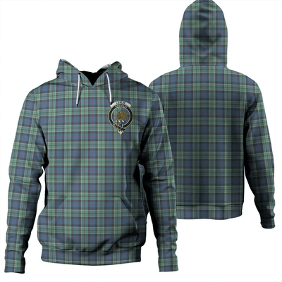 Clan Leslie Hunting Tartan Hoodie Crest