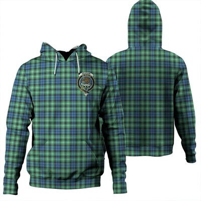 Clan Graham of Montrose Ancient Tartan Hoodie Crest