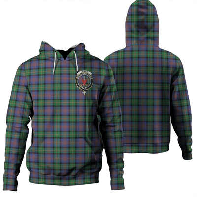 Clan Logan Ancient Tartan Hoodie Crest