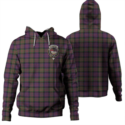 Clan MacDonald Modern Tartan Hoodie Crest