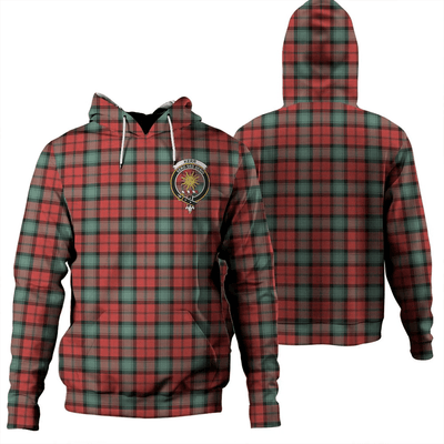 Clan Kerr Ancient Tartan Hoodie Crest