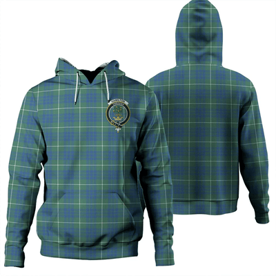 Clan Hamilton Hunting Ancient Tartan Hoodie Crest Y5L8ZIDJ-1