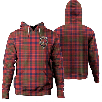 Clan Lumsden Modern Tartan Hoodie Crest