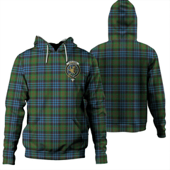 Clan Newlands of Lauriston Tartan Hoodie Crest CWSANSYT-1 Newlands of Lauriston Tartan Hoodies   