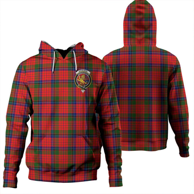 Clan Nicolson Modern Tartan Hoodie Crest