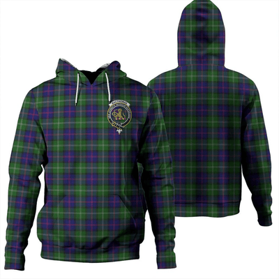 Clan MacThomas Modern Tartan Hoodie Crest