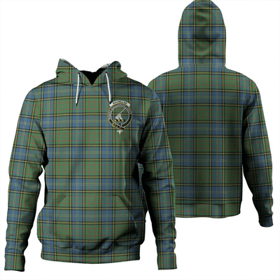 Clan MacMillan Hunting Ancient Tartan Hoodie Crest