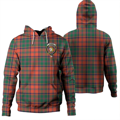 Clan Stewart of Appin Ancient Tartan Hoodie Crest