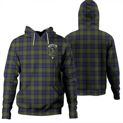 Clan MacLaren Modern Tartan Hoodie Crest