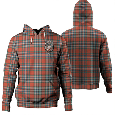 Clan MacFarlane Ancient Tartan Hoodie Crest