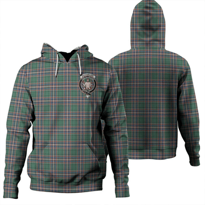 Clan MacFarlane Hunting Ancient Tartan Hoodie Crest