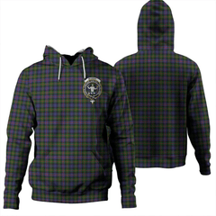Clan Murray of Atholl Modern Tartan Hoodie Crest FMAXSEEK-1 Murray of Atholl Modern Tartan Hoodies   