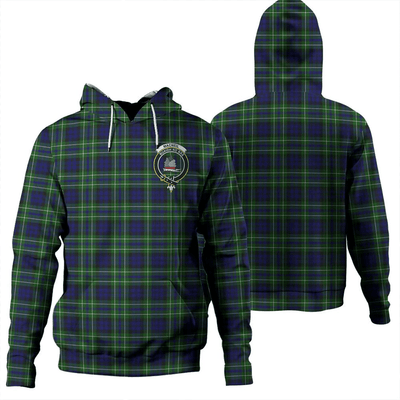 Clan MacNeil of Colonsay Modern Tartan Hoodie Crest