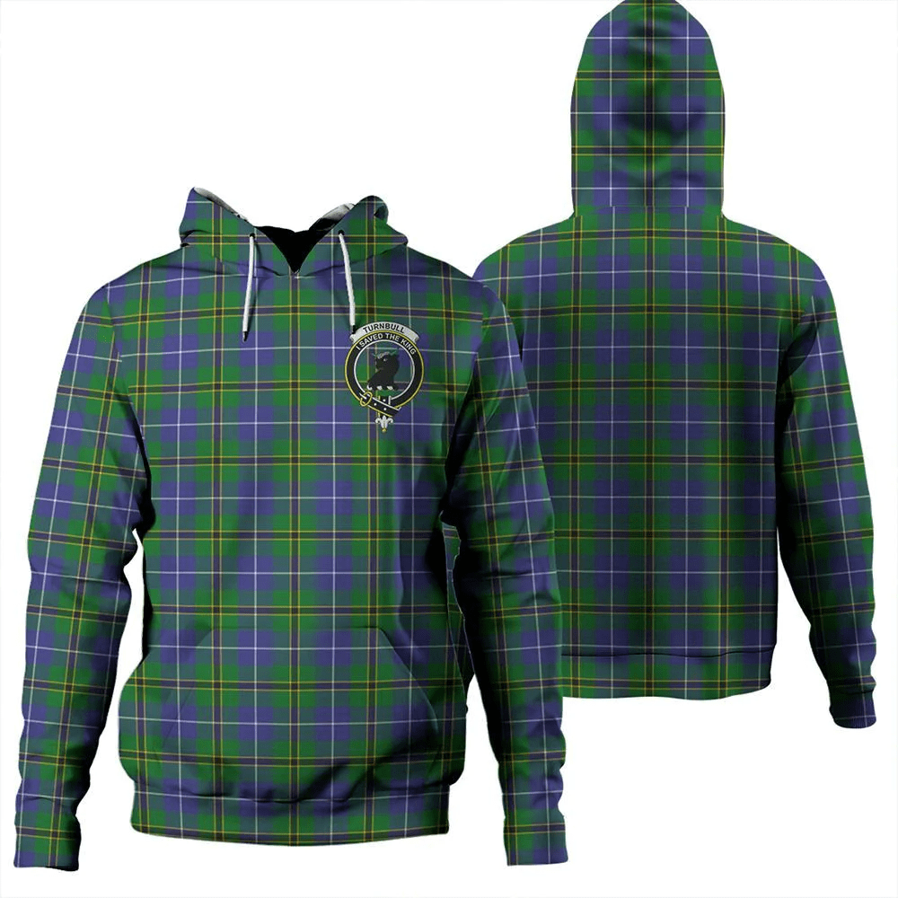 Clan Turnbull Hunting Tartan Hoodie Crest NJRF7LNZ-1 Turnbull Hunting Tartan Hoodies   