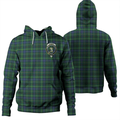 Clan Stewart Hunting Modern Tartan Hoodie Crest VHUDL19F-1 Stewart Hunting Modern Tartan Hoodies   