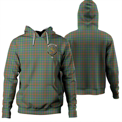 Clan MacKintosh Hunting Ancient Tartan Hoodie Crest