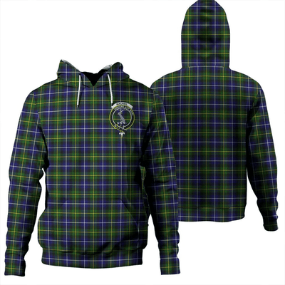 Clan MacNeill of Barra Modern Tartan Hoodie Crest