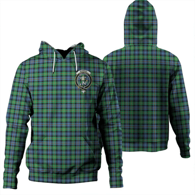 Clan Murray of Atholl Ancient Tartan Hoodie Crest