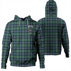 Clan Rose Hunting Ancient Tartan Hoodie Crest DE1C8AAX-1 Rose Hunting Ancient Tartan Hoodies   