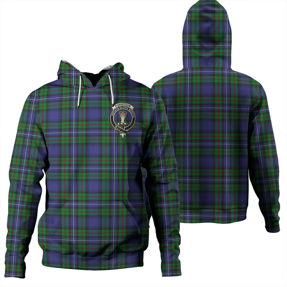 Clan Robertson Hunting Modern Tartan Hoodie Crest PBTUPYJN-1 Robertson Hunting Modern Tartan Hoodies   