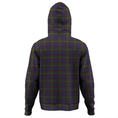 Clan Durie Tartan Hoodie Crest 1S4KHXCT-1 Durie Tartan Hoodies   