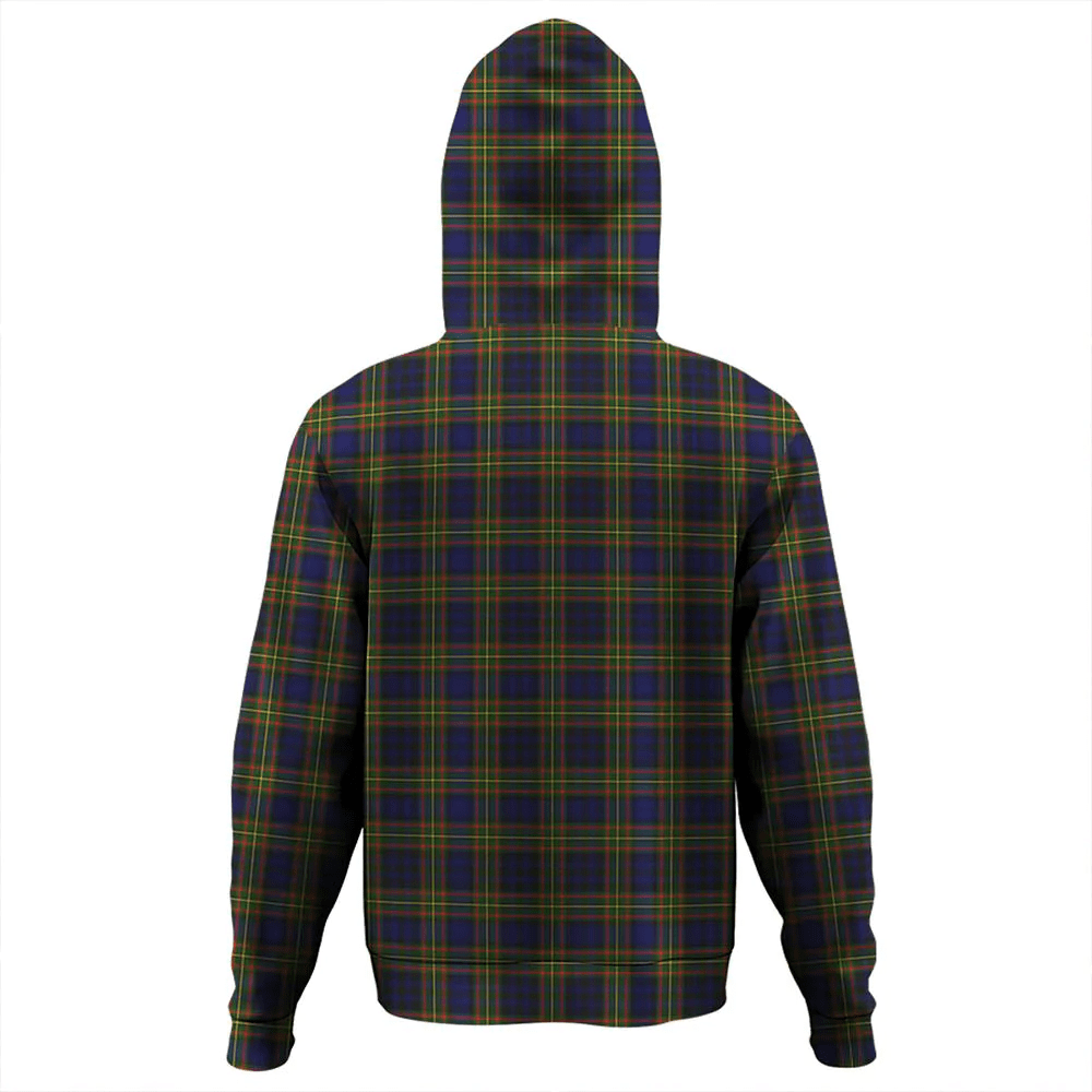 Clan Clelland Modern Tartan Hoodie Crest YGH5SUOI-1 Clelland Modern Tartan Hoodies   