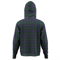 Clan Sinclair Hunting Modern Tartan Hoodie Crest F0SFEPGS-1 Sinclair Hunting Modern Tartan Hoodies   