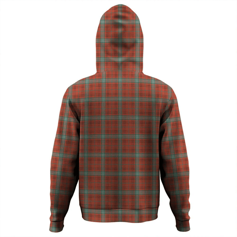 Clan Morrison Red Ancient Tartan Hoodie Crest CBZVB846-1 Morrison Red Ancient Tartan Hoodies   