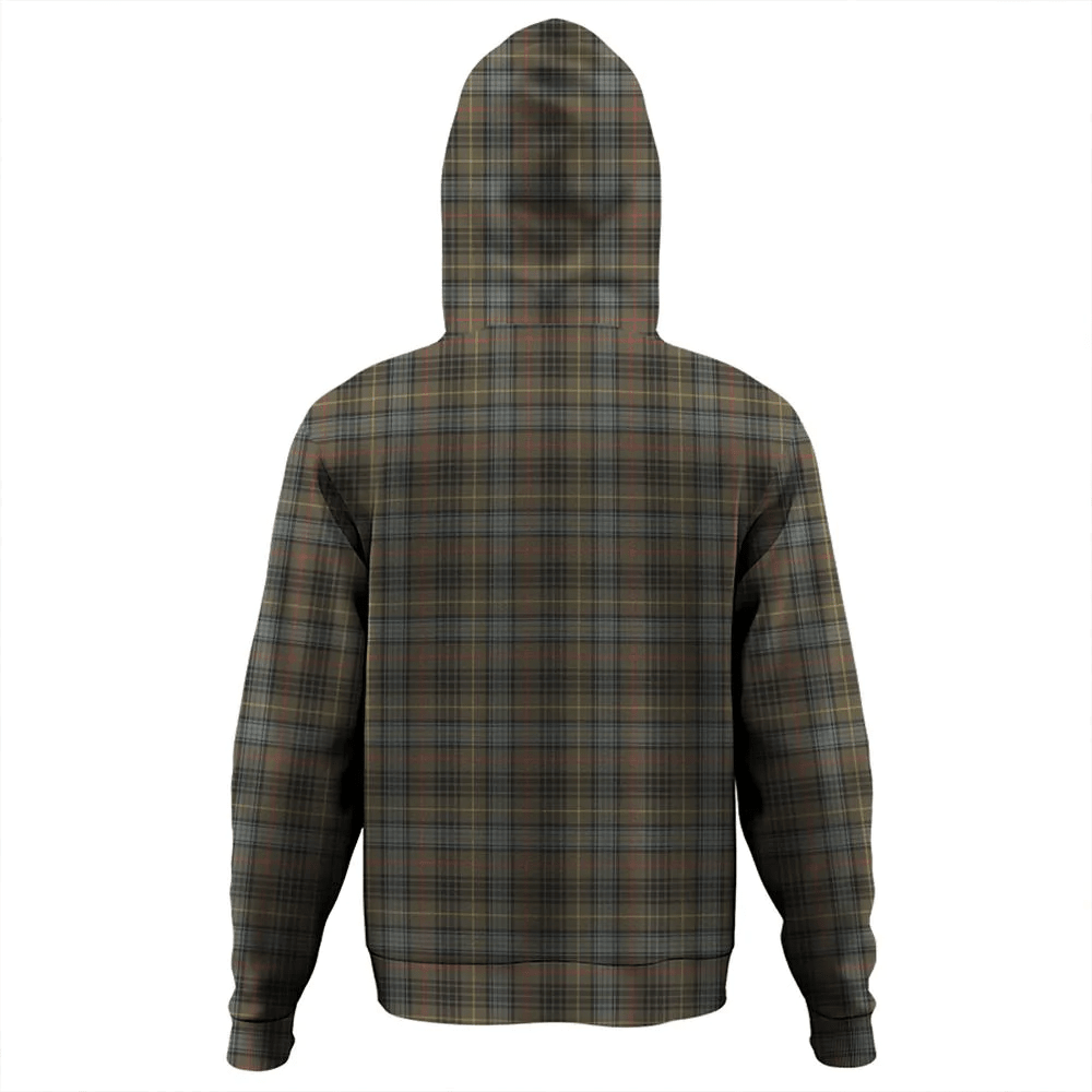 Clan Stewart Hunting Weathered Tartan Hoodie Crest SGNXNW9U-1 Stewart Hunting Weathered Tartan Hoodies   