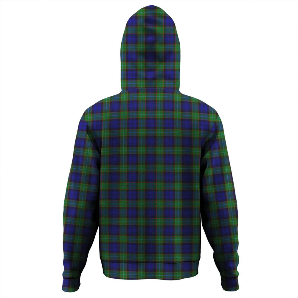 Clan Sempill Modern Tartan Hoodie Crest CMDHNTPH-1 Sempill Modern Tartan Hoodies   