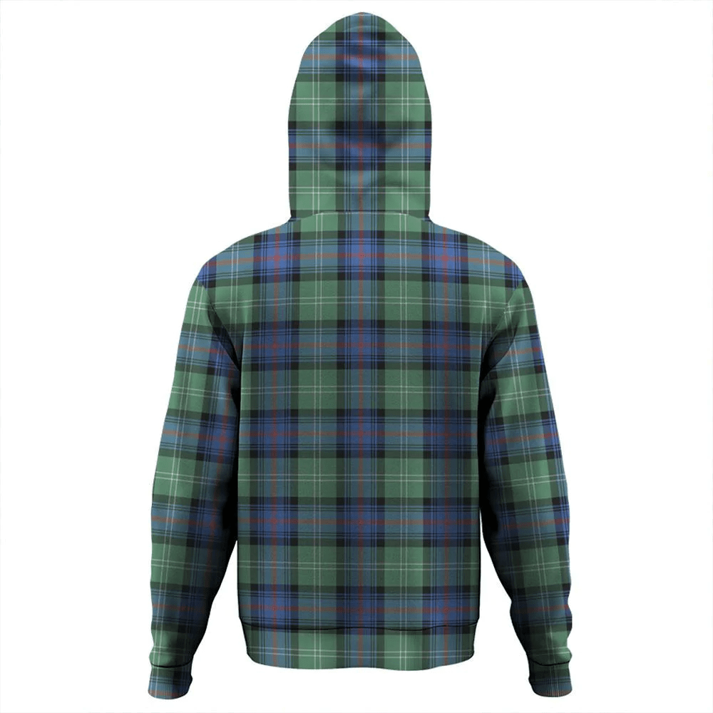 Clan Sutherland Old Ancient Tartan Hoodie Crest R94KWVVR-1 Sutherland Old Ancient Tartan Hoodies   