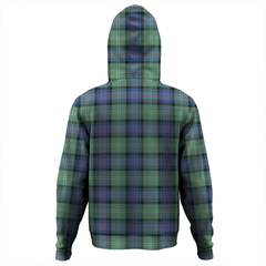 Clan Sutherland Old Ancient Tartan Hoodie Crest R94KWVVR-1 Sutherland Old Ancient Tartan Hoodies   