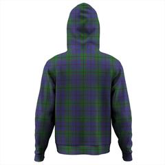 Clan Strachan Tartan Hoodie Crest WAFONNE1-1 Strachan Tartan Hoodies   