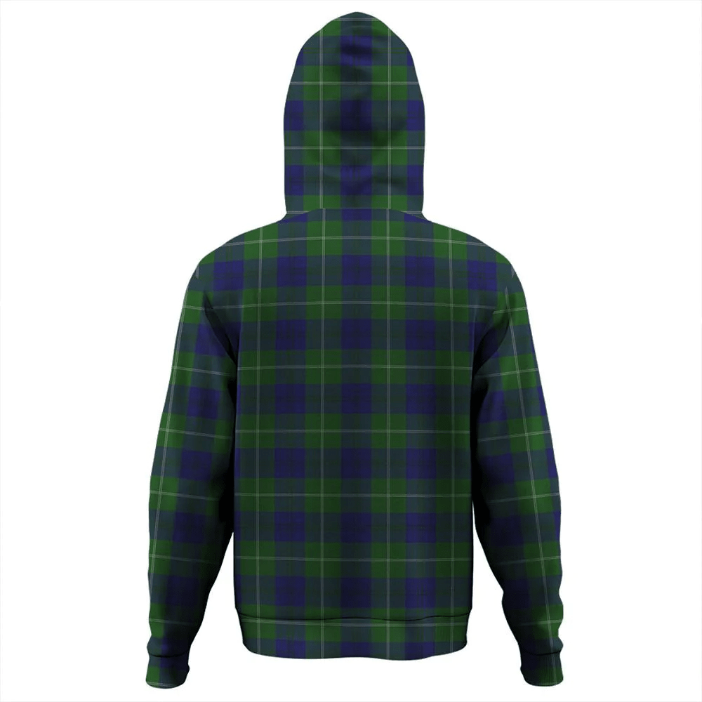 Clan Oliphant Modern Tartan Hoodie Crest TTQYHFW1-1 Oliphant Modern Tartan Hoodies   