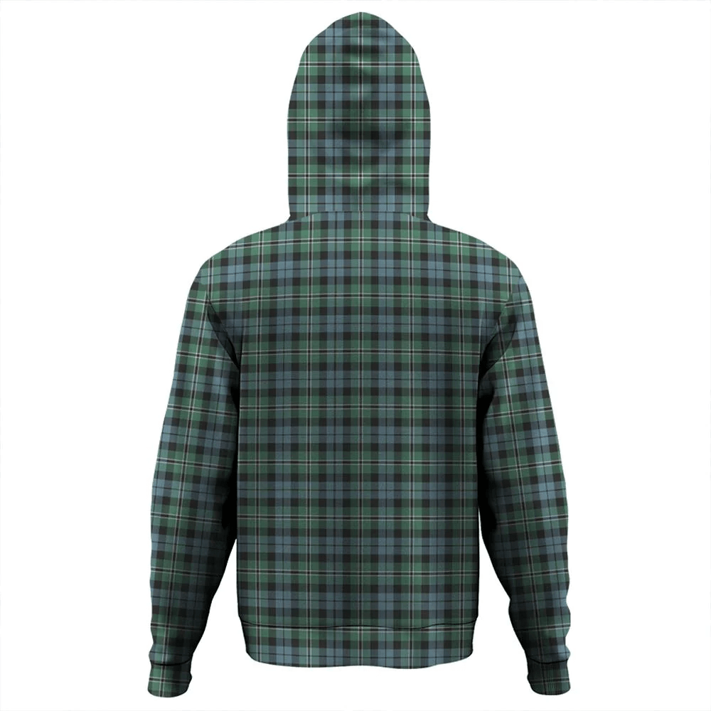 Clan Melville Tartan Hoodie Crest 14S9PRRJ-1 Melville Tartan Hoodies   