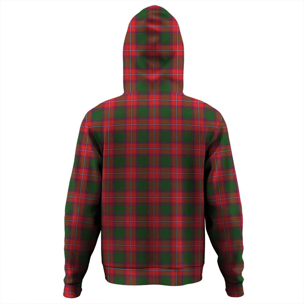 Clan Rattray Modern Tartan Hoodie Crest IRGVGERN-1 Rattray Modern Tartan Hoodies   