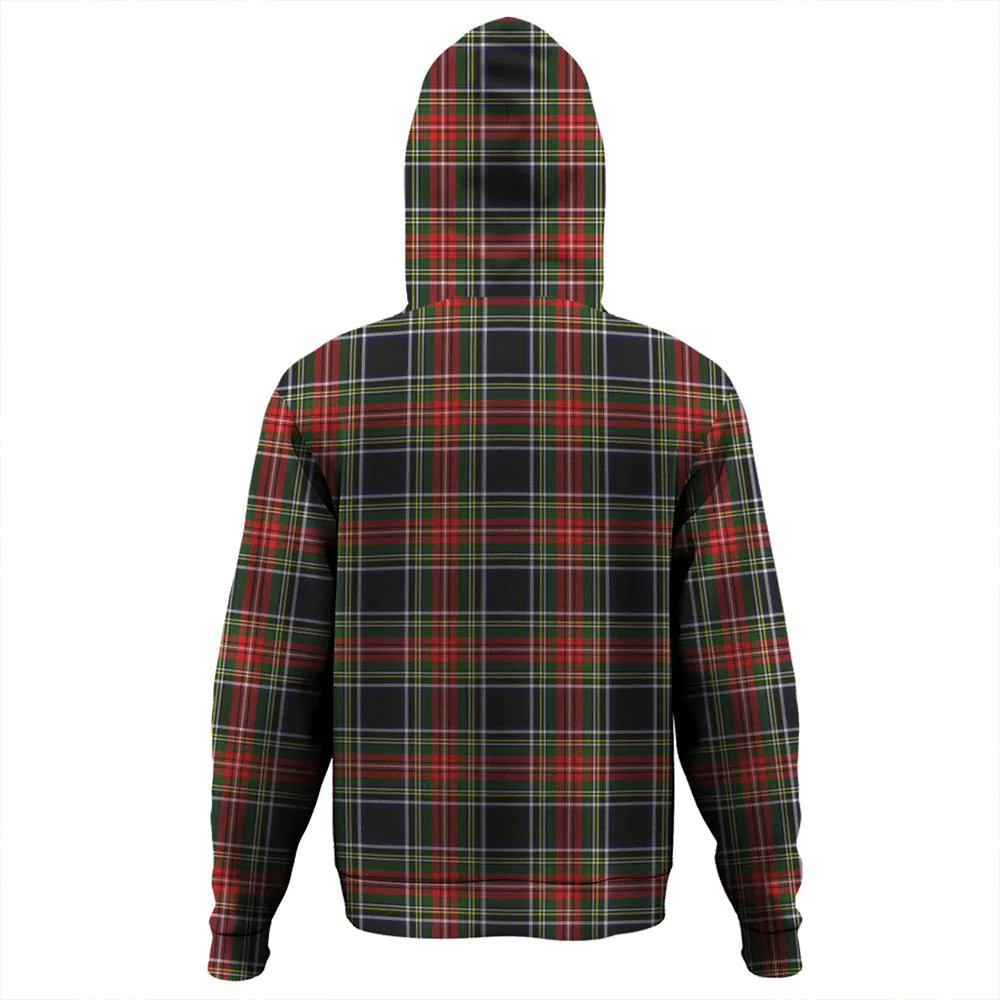 Clan Stewart Black Tartan Hoodie Crest XLAYJNWK-1 Stewart Black Tartan Hoodies   