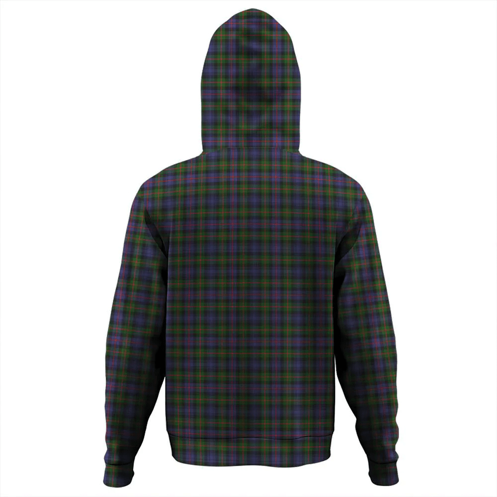 Clan Murray of Atholl Modern Tartan Hoodie Crest FMAXSEEK-1 Murray of Atholl Modern Tartan Hoodies   