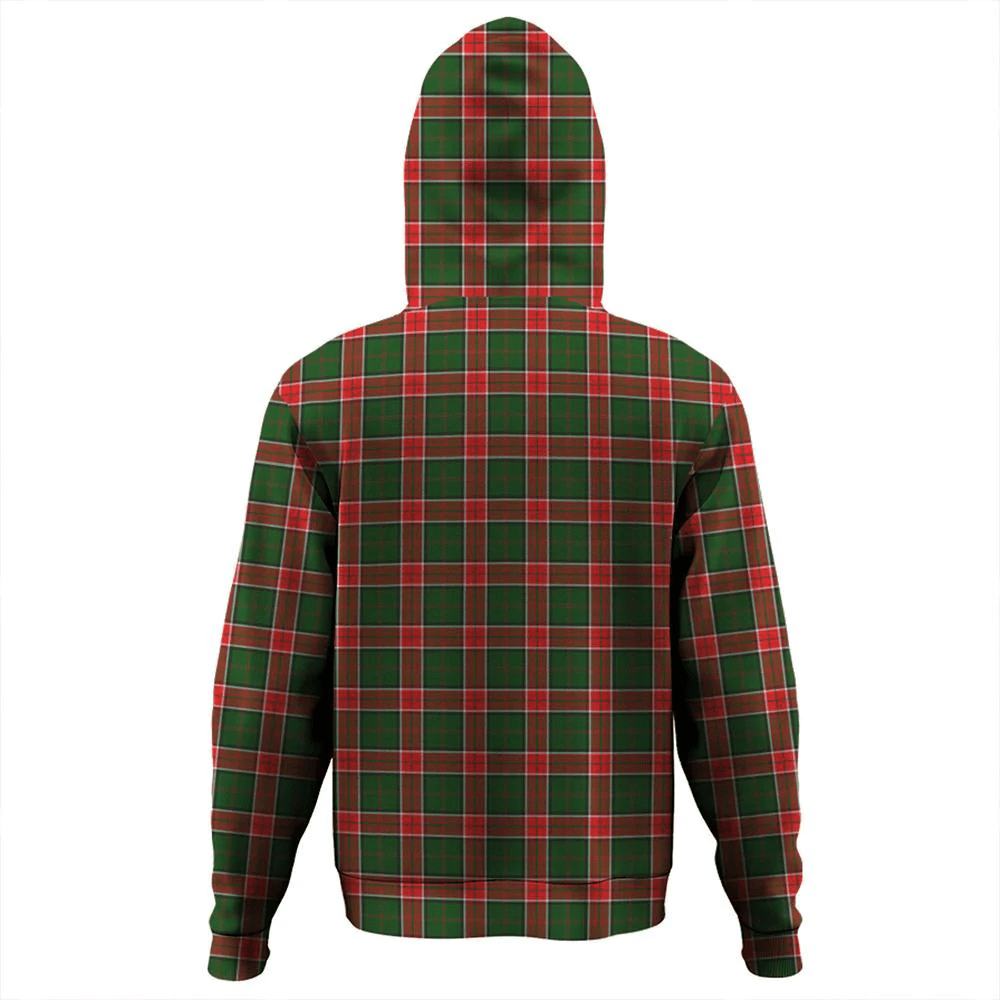 Clan Pollock Modern Tartan Hoodie Crest BXPYCB3D-1 Pollock Modern Tartan Hoodies   