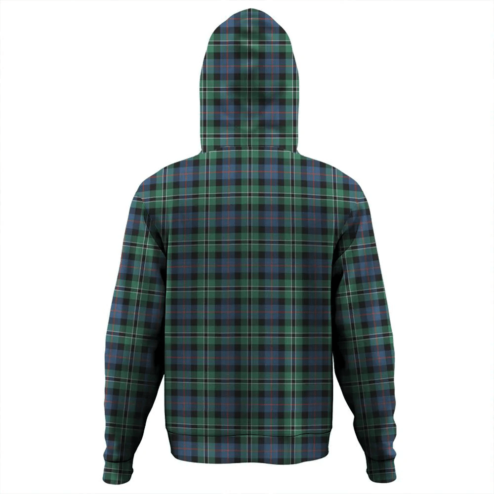 Clan Rose Hunting Ancient Tartan Hoodie Crest DE1C8AAX-1 Rose Hunting Ancient Tartan Hoodies   