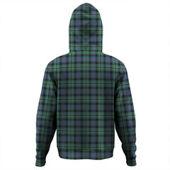 Clan Rose Hunting Ancient Tartan Hoodie Crest DE1C8AAX-1 Rose Hunting Ancient Tartan Hoodies   